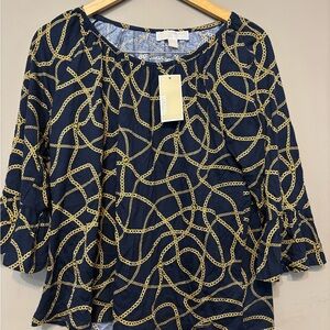 MICHAEL KORS NWT Lightweight Chain Design Top